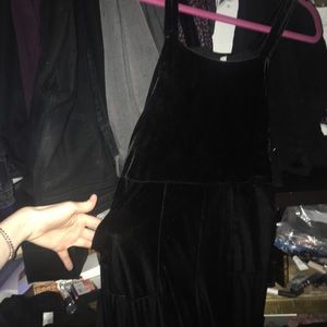 UO Velvet overalls